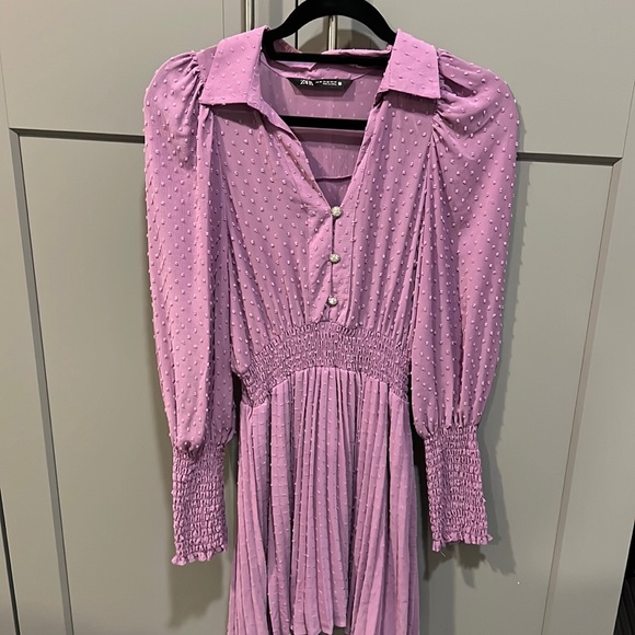 Zara Dresses Zara Purpleviolet Dress Poshmark